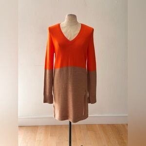 BCBGMaxAzria Bright Orange Knit Top
